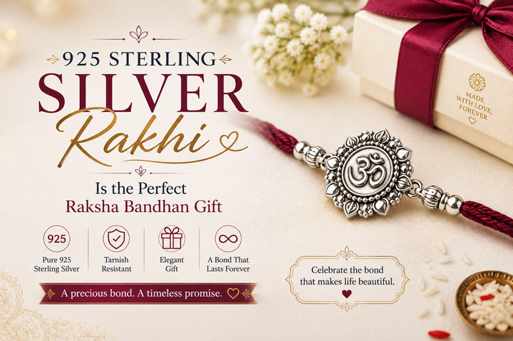 Why 925 Sterling Silver Rakhi Is the Perfect Raksha Bandhan Gift