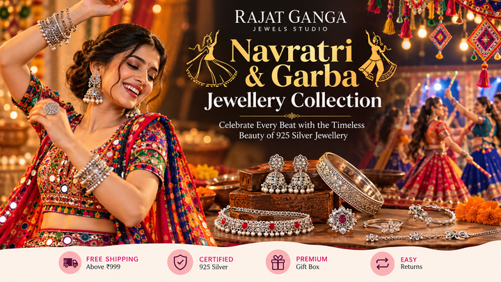Navratri &amp; Garba Jewellery: Celebrate Every Garba Night in Silver Style