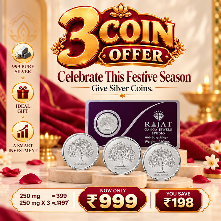 999 Pure Silver Coin Combo Pack (3 × 250mg) – Premium Gift Collection