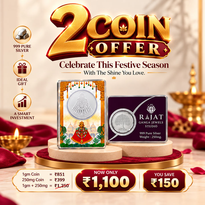Combo Offer – Pure Silver Coin Set - Made With Pure 999 Silver