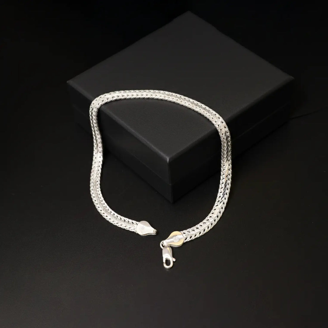 Royal Weave Silver Bracelet - Made With Pure 925 Silver