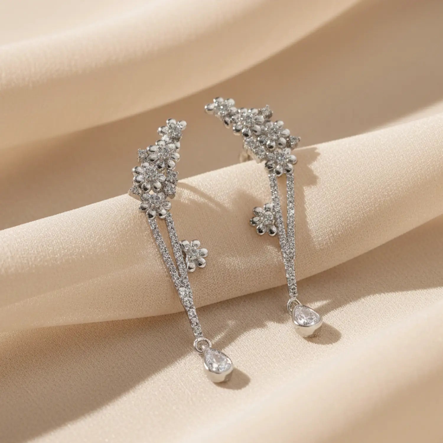 Classic Oxidized Ball Drop Pure Silver Earrings - Made With Pure 925 Silver