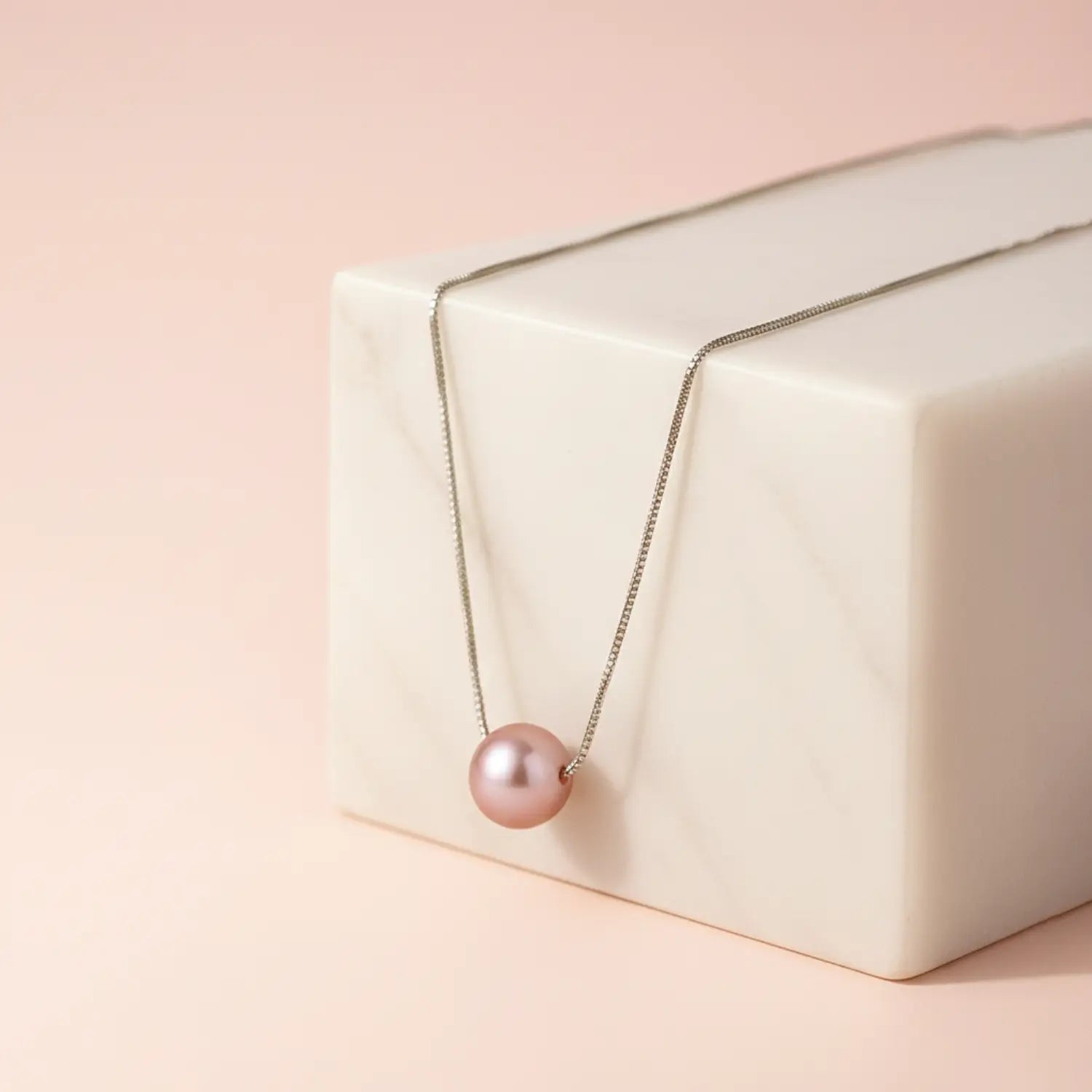Elegant Silver Pearl Pendant - Made With Pure 925 Silver