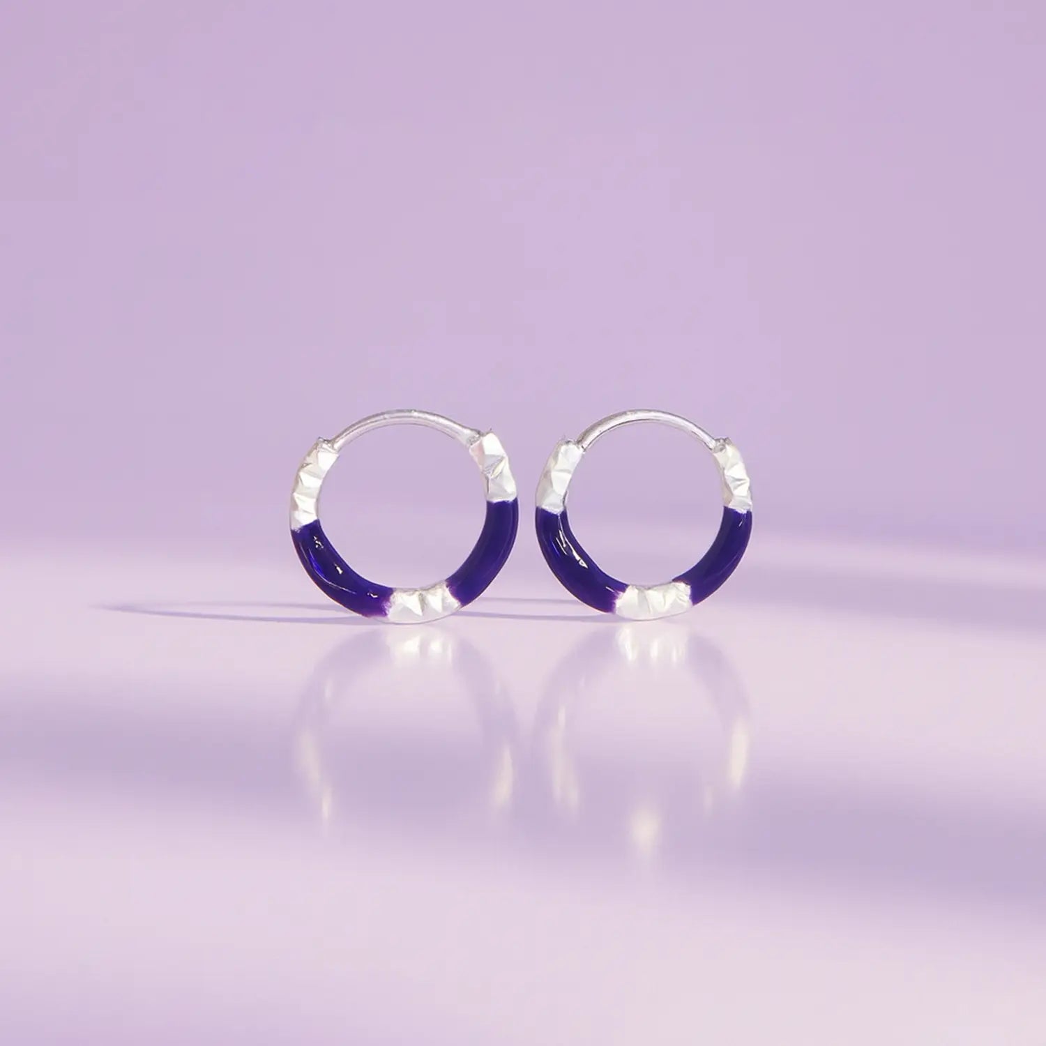 Lime Twist Silver Hoop Earrings - Made With Pure 925 Silver