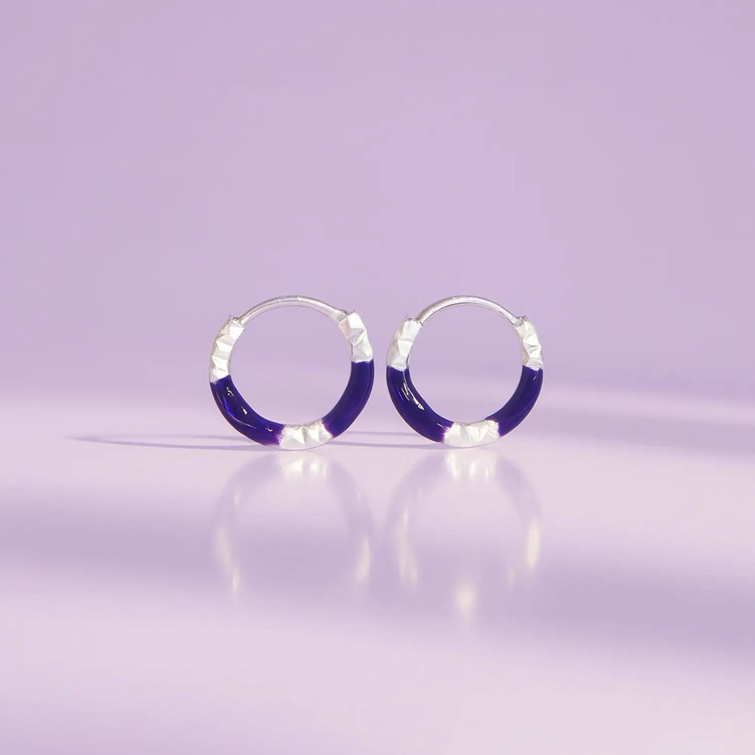 Lime Twist Silver Hoop Earrings - Made With Pure 925 Silver
