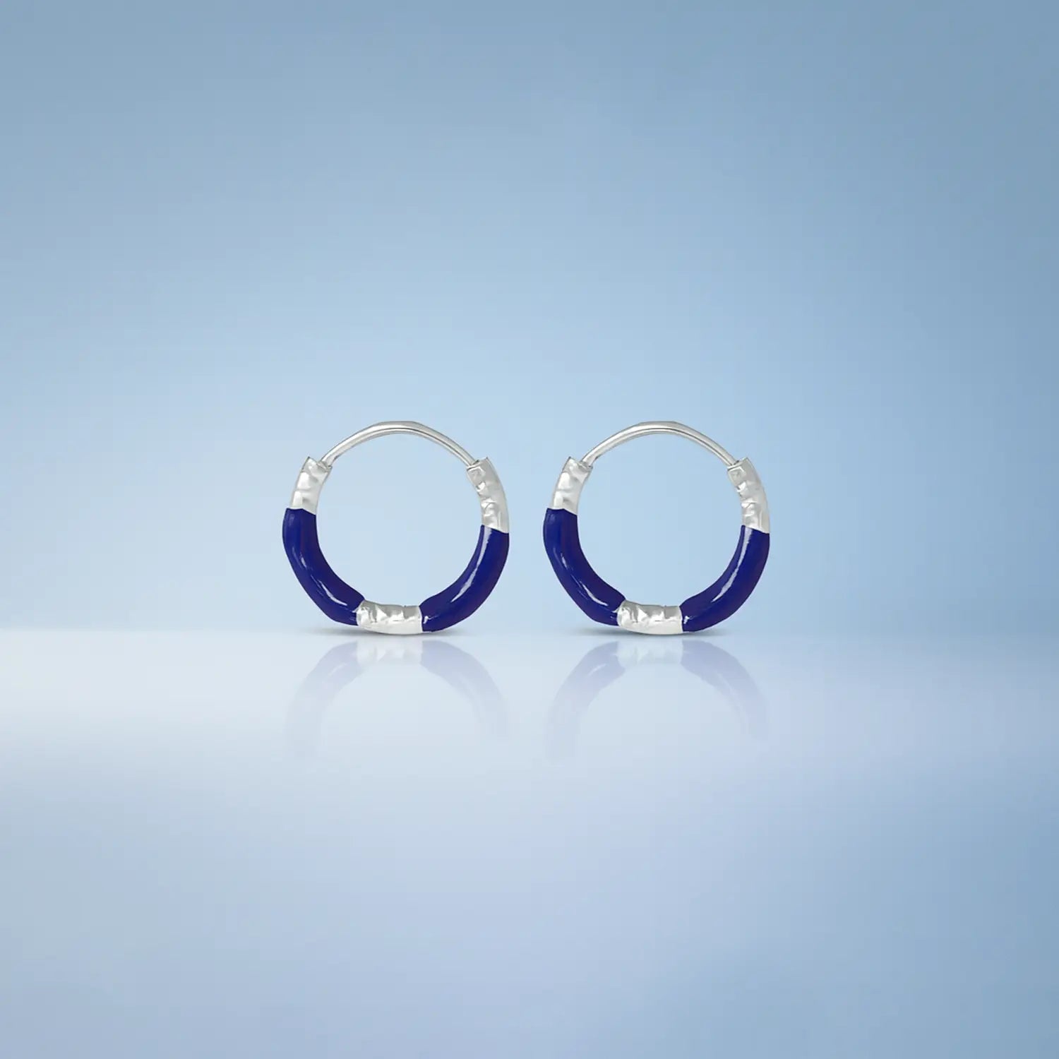Lime Twist Silver Hoop Earrings - Made With Pure 925 Silver