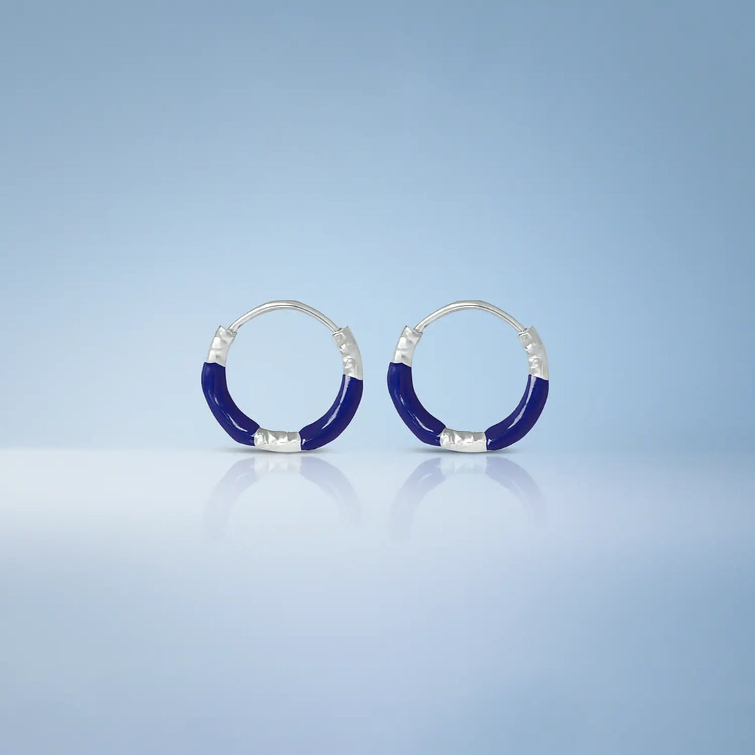 Lime Twist Silver Hoop Earrings - Made With Pure 925 Silver