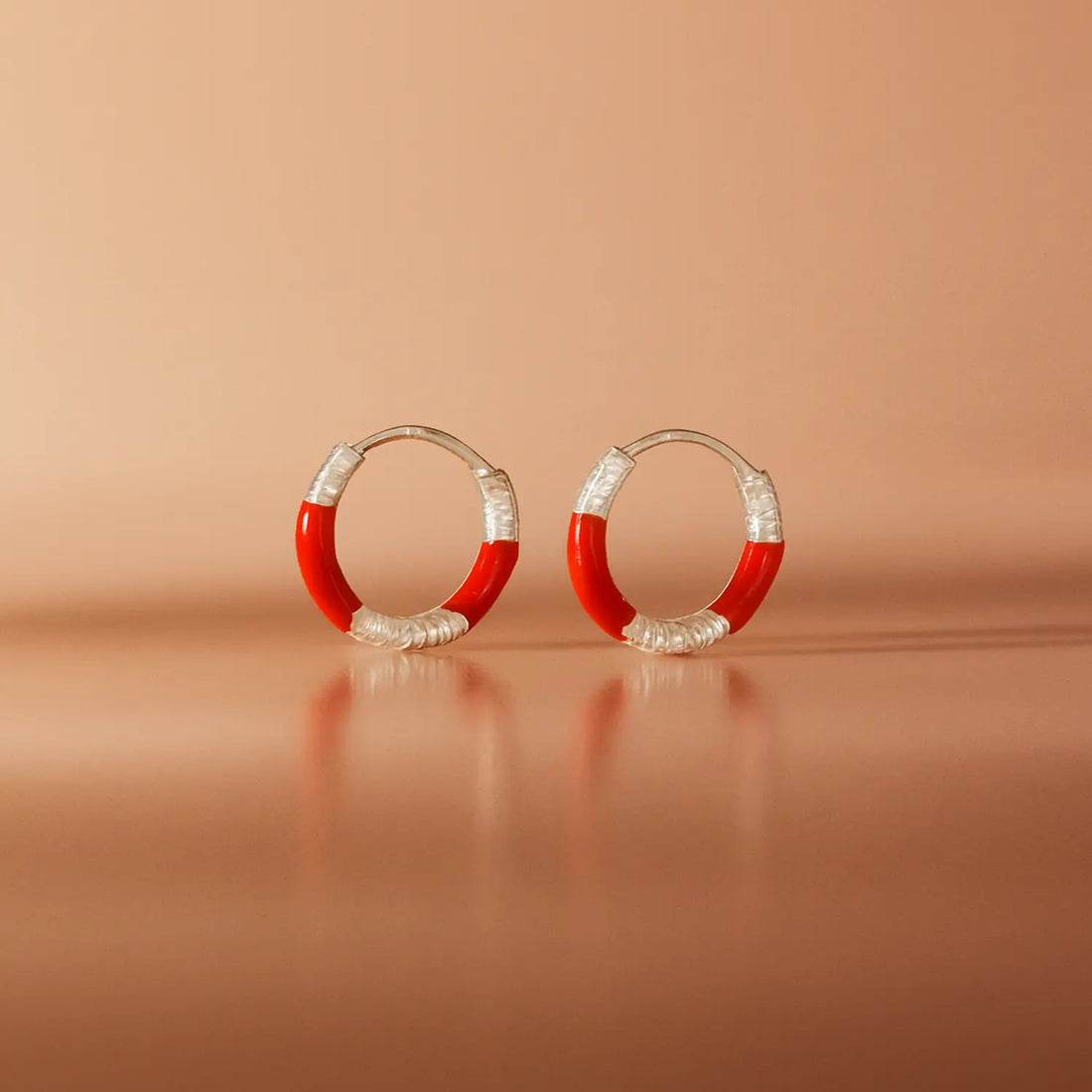 Lime Twist Silver Hoop Earrings - Made With Pure 925 Silver