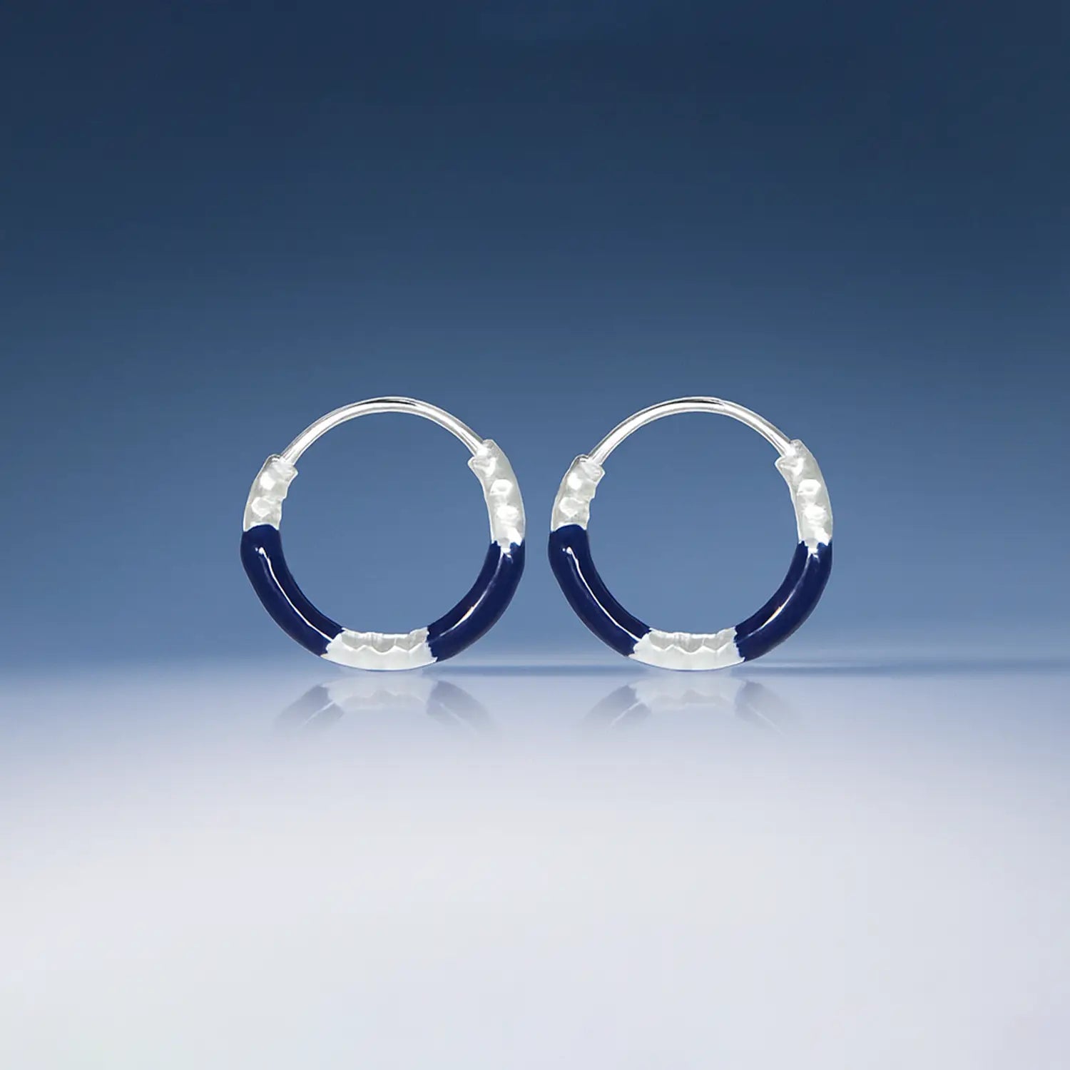 Lime Twist Silver Hoop Earrings - Made With Pure 925 Silver