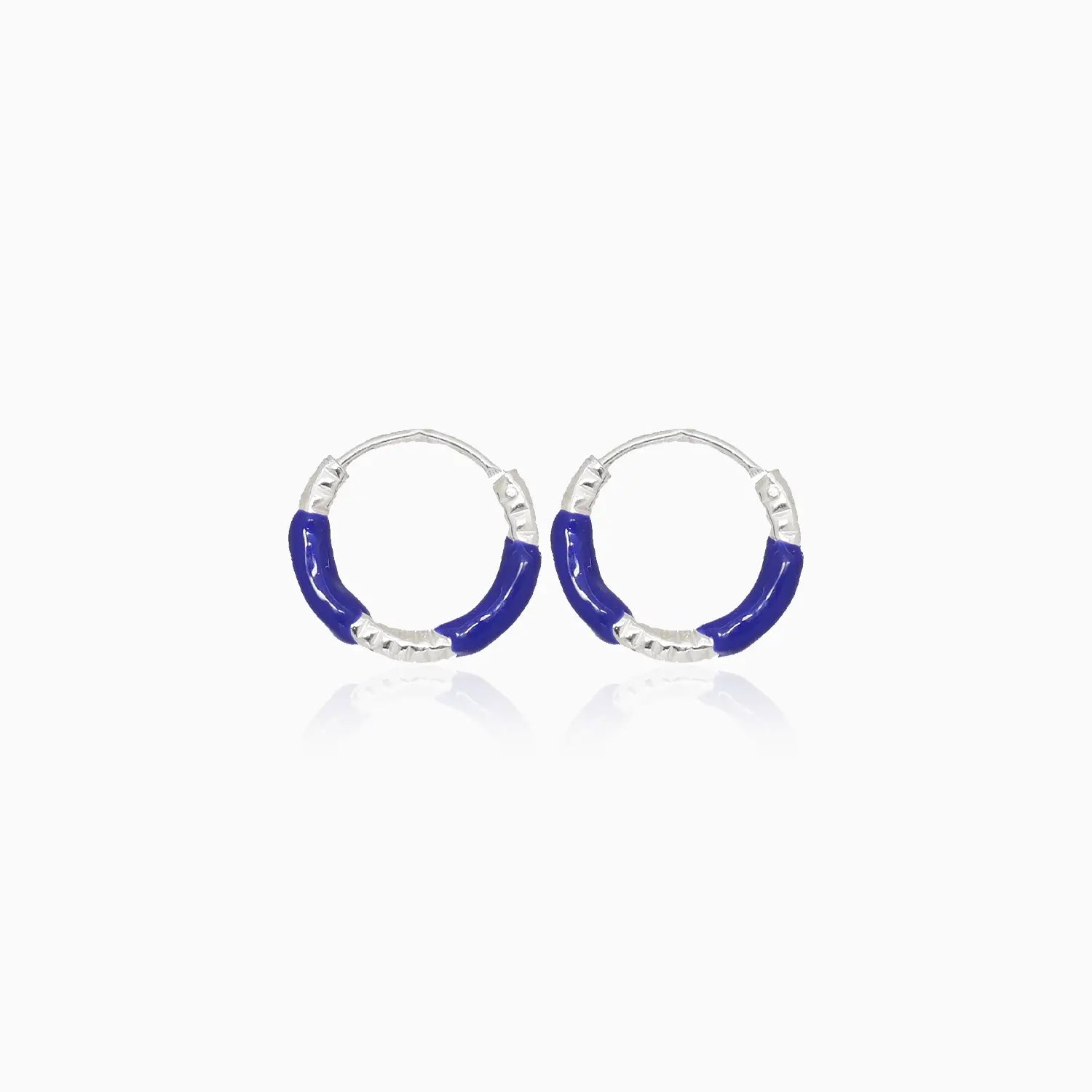 Lime Twist Silver Hoop Earrings - Made With Pure 925 Silver