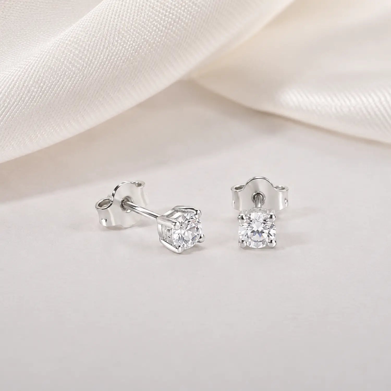 Radiant Yellow Gemstone Sterling Silver Stud Earrings- Made With Pure 925 Silver