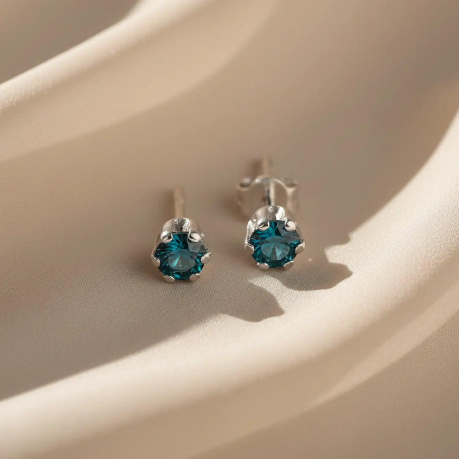 Radiant Yellow Gemstone Sterling Silver Stud Earrings- Made With Pure 925 Silver