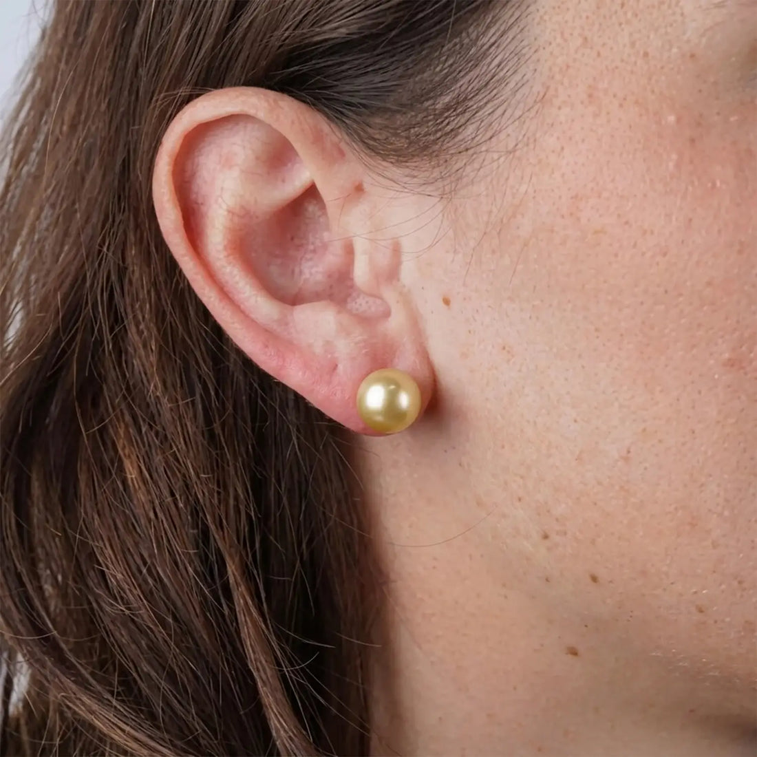 Midnight Pearl Sterling Silver Stud Earrings - Made With Pure 925 Silver