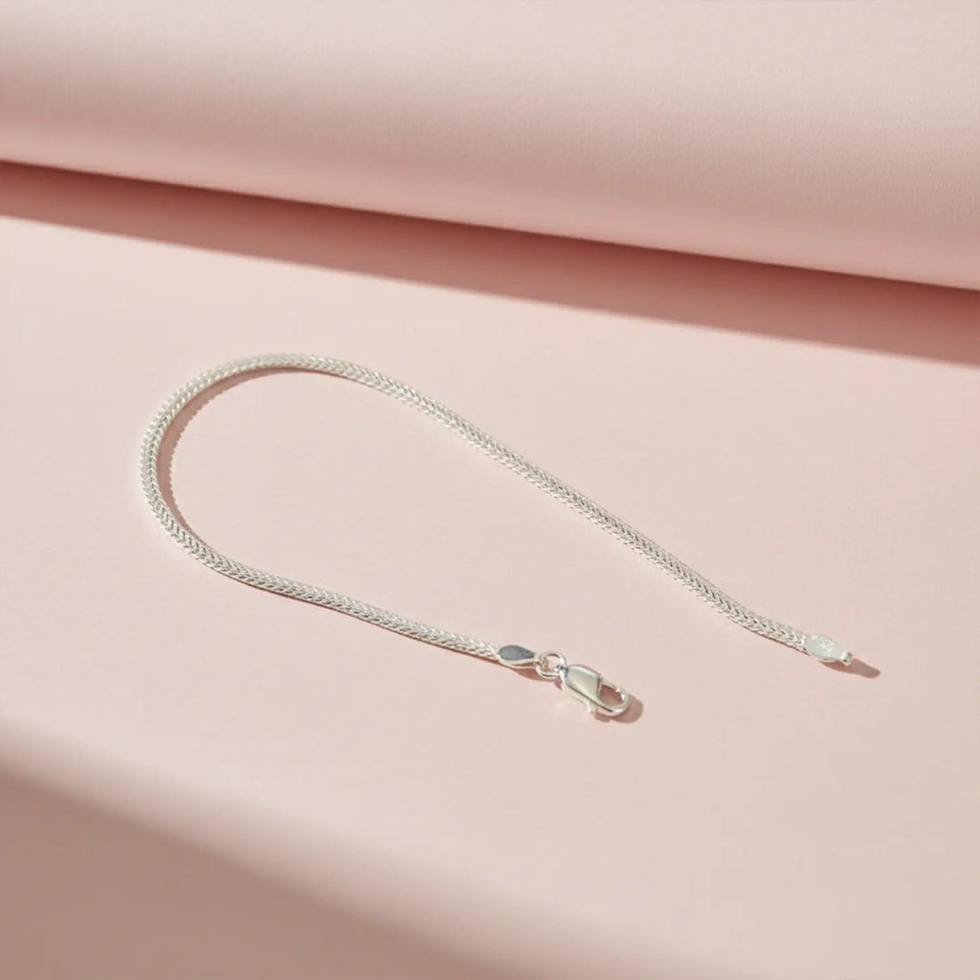 Elegant Sleek Silver Chain Bracelet - Made With Pure 925 Silver