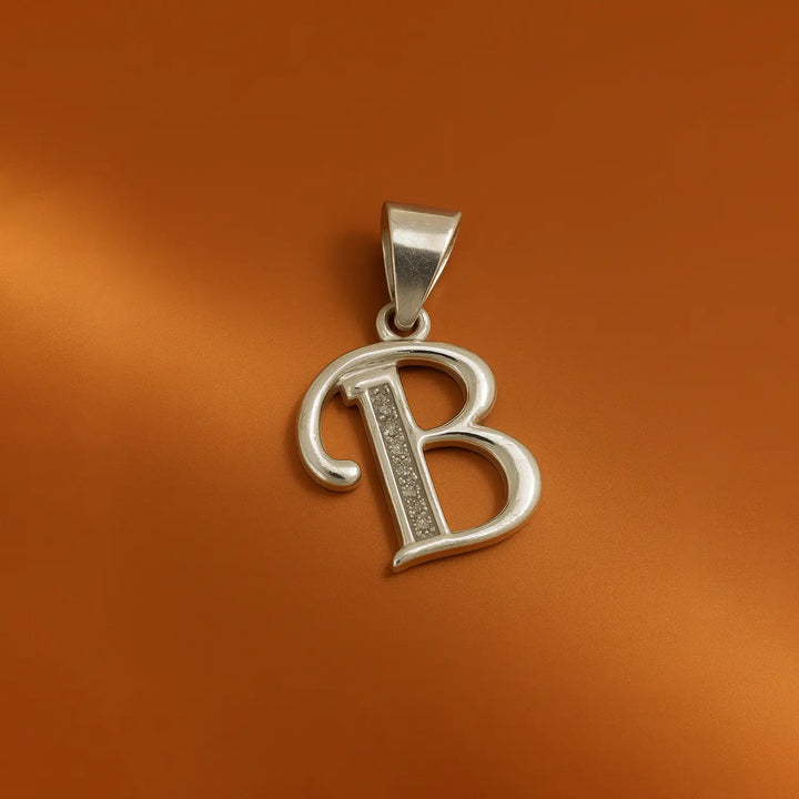 Silver Initial “V” Pendant- Made With Pure 925 Silver