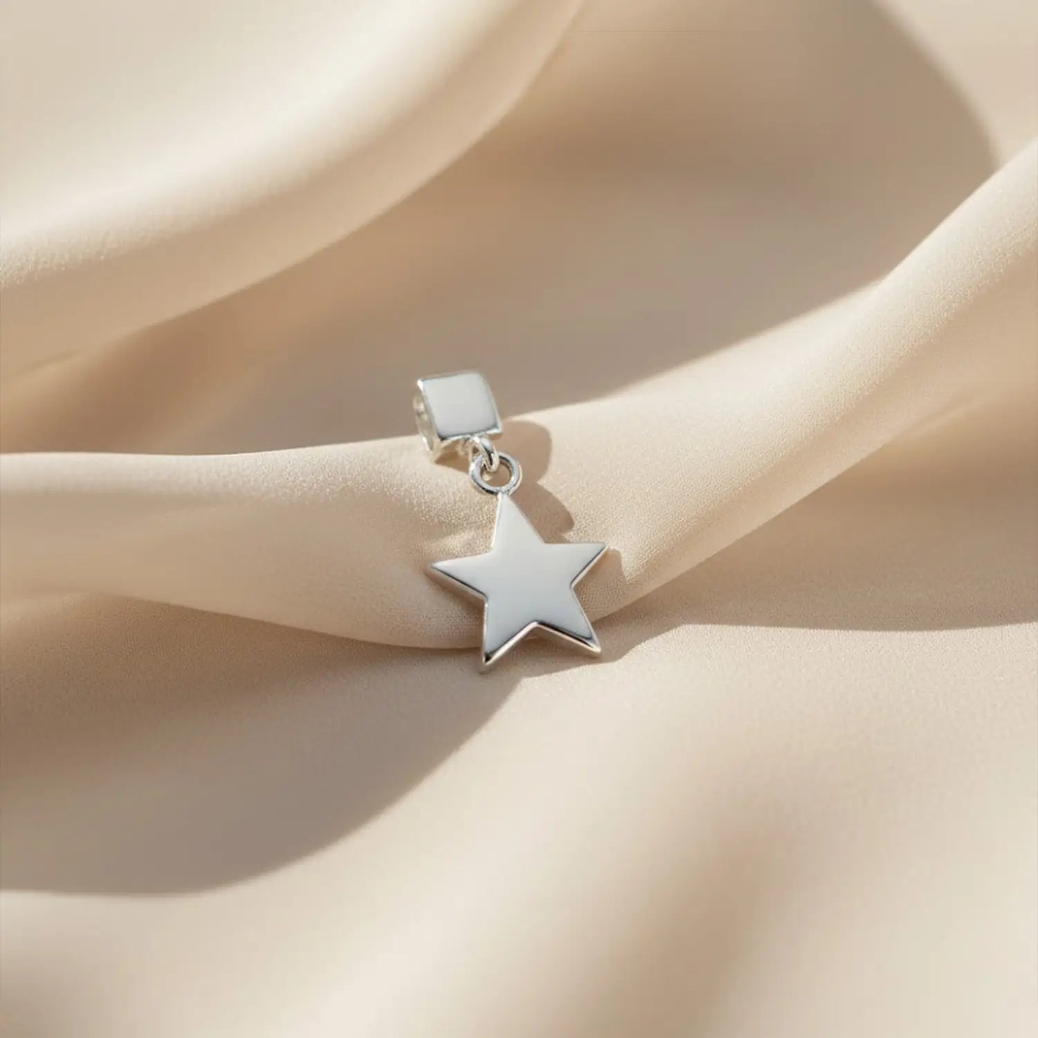Pure Silver Star Pendant  - Made With Pure 925 Silver