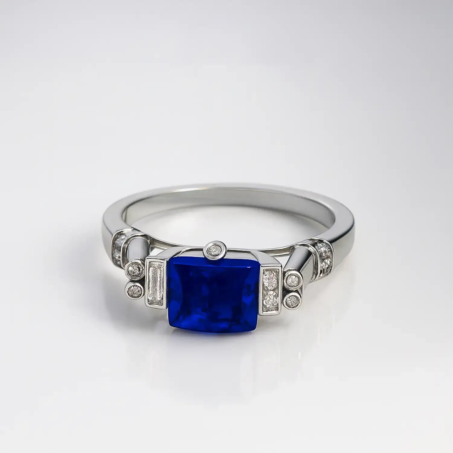 Silver Bengani Color Ring - Made With Pure 925 Silver