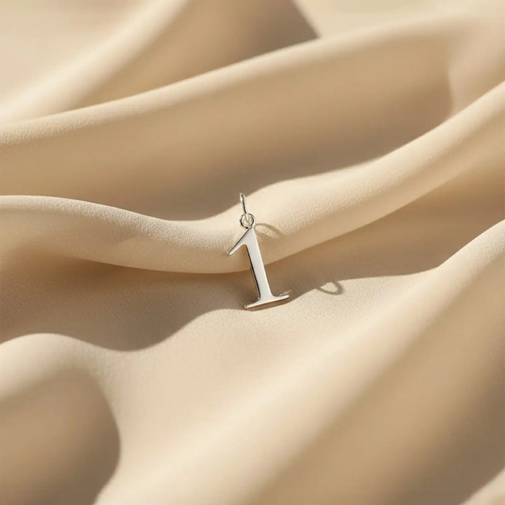 Pure Silver Number “1” Pendant - Made With Pure 925 Silver