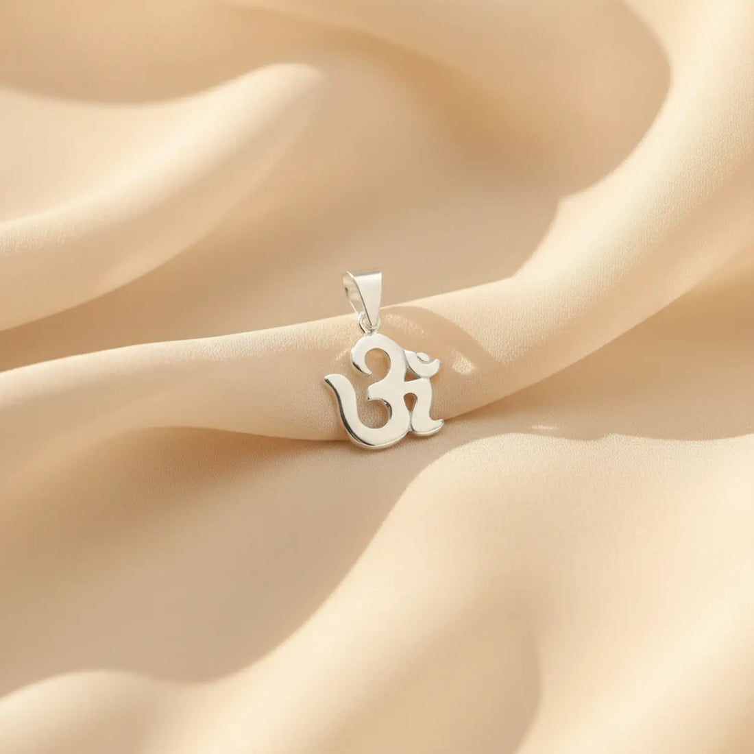 Divine Om Silver Pendant - Made With Pure 925 Silver