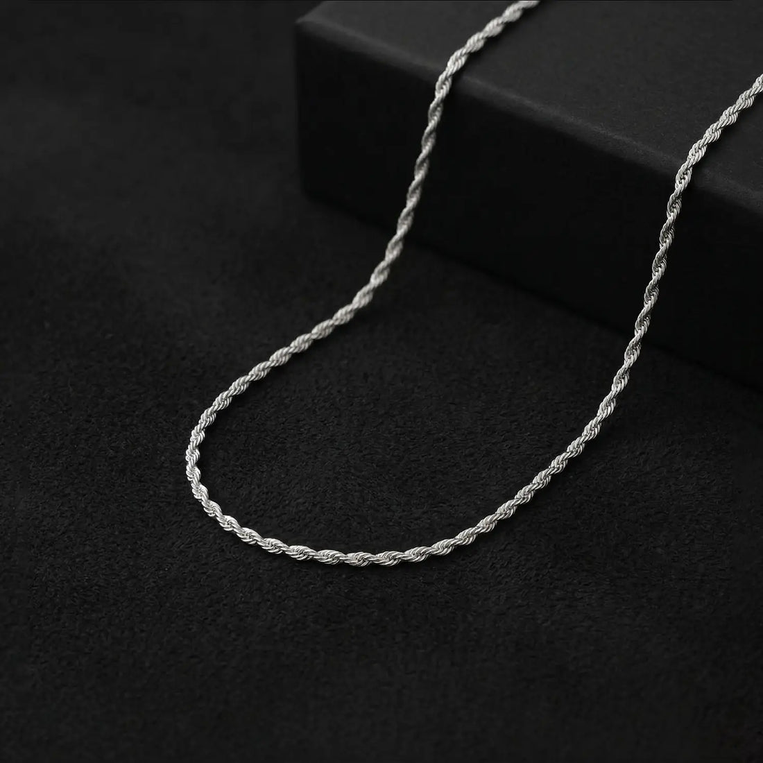 Twisted Luxe Silver Chain - Made With Pure 925 Silver