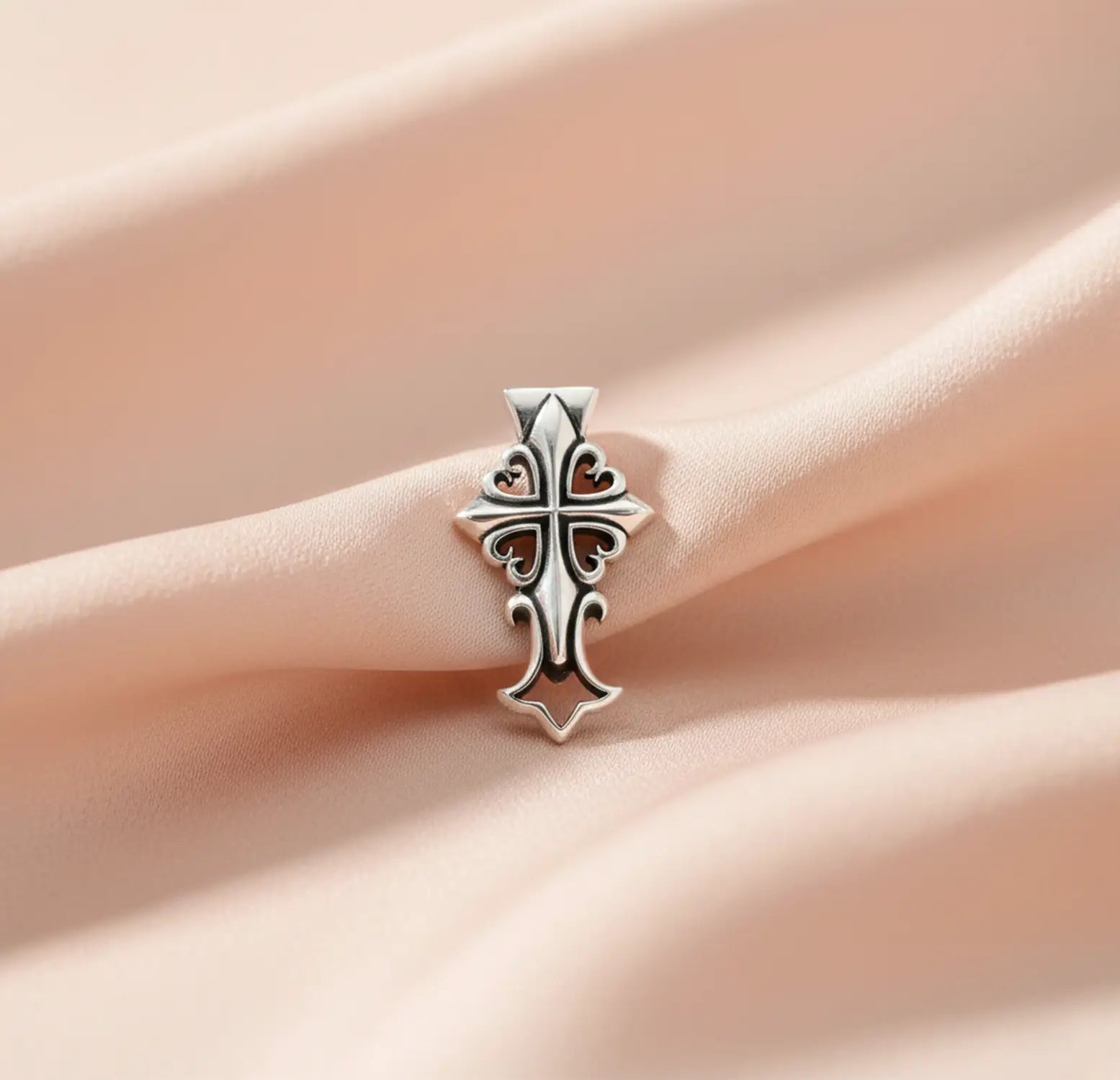 Classic Silver Cross Pendant- Made With Pure 925 Silver