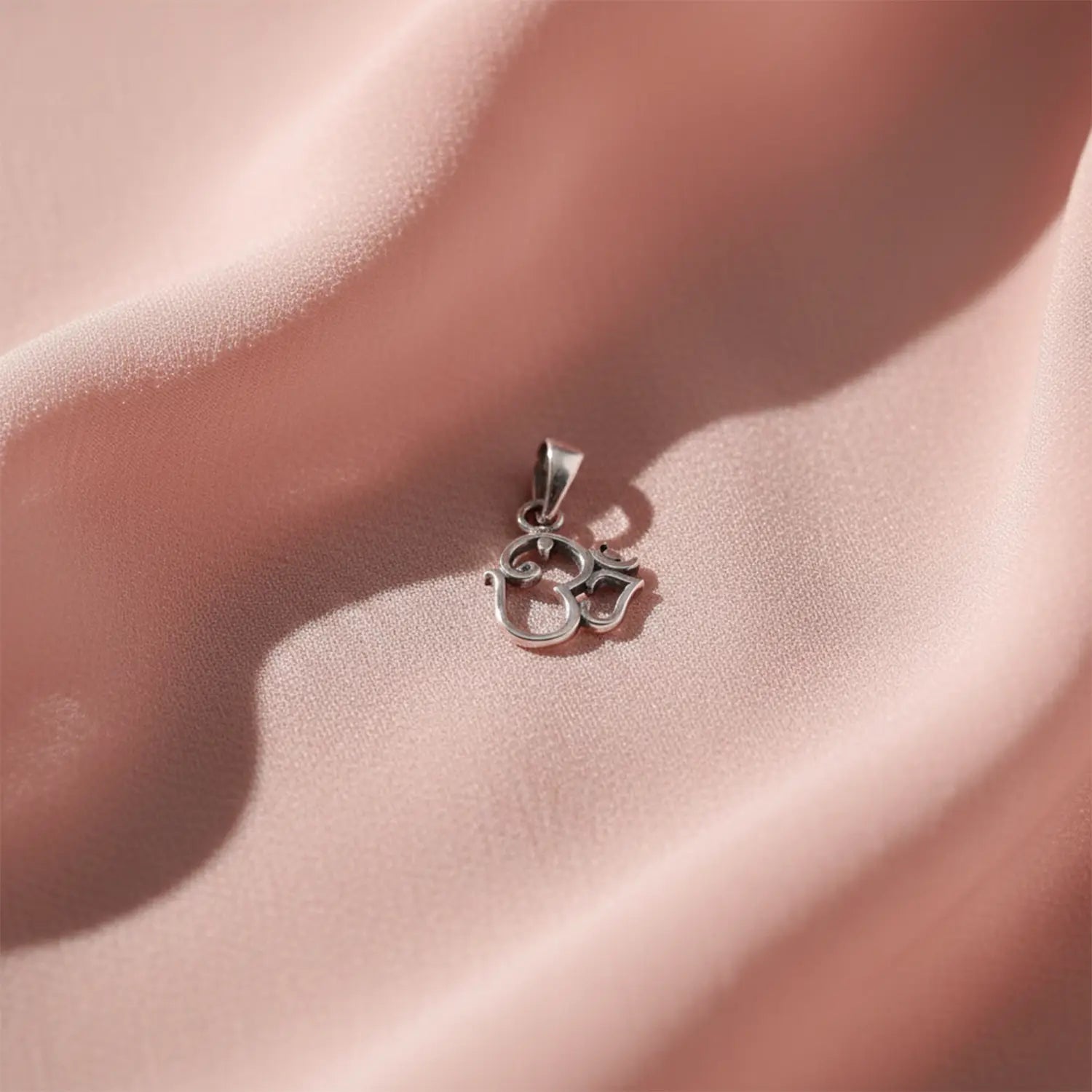 Divine Sterling Silver Om Pendant - Made With 925 Pure Silver