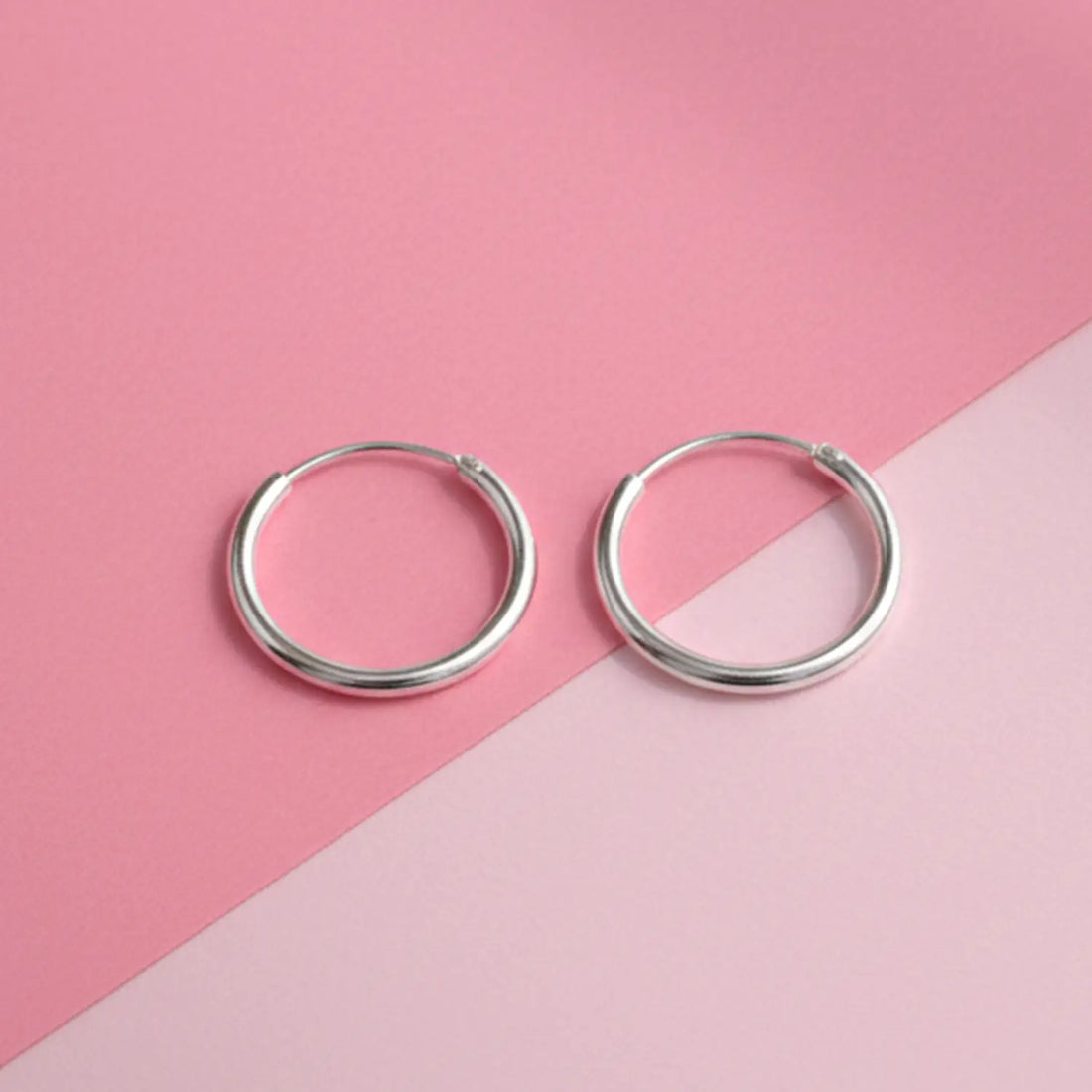 Classic Sterling Silver Hoop Earrings - Made With Pure 925 Silver