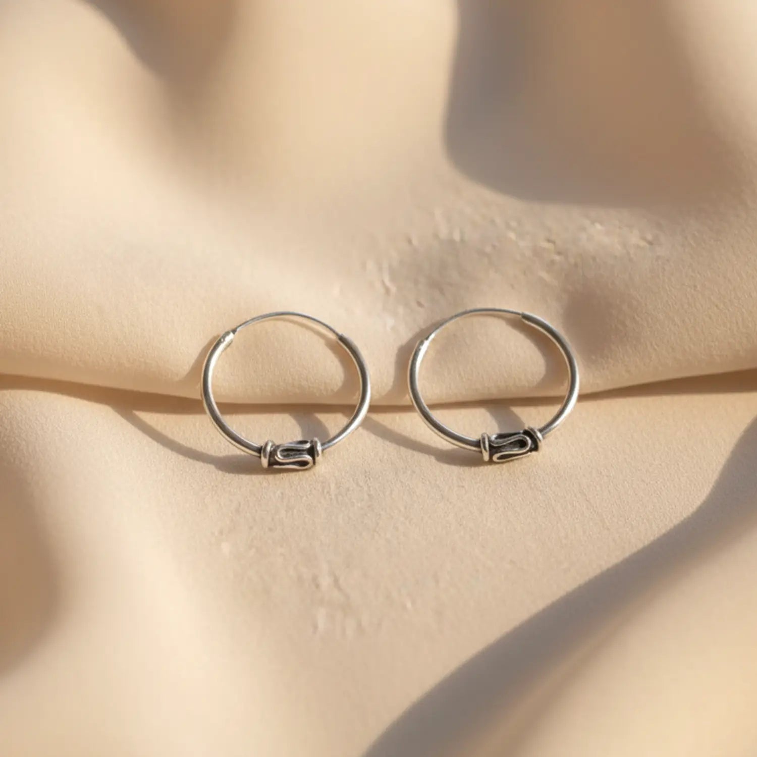 Minimal Sterling Silver Hoop Earrings - Made With Pure 925 Silver