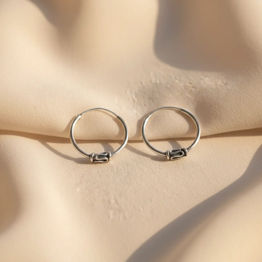 Minimal Sterling Silver Hoop Earrings - Made With Pure 925 Silver