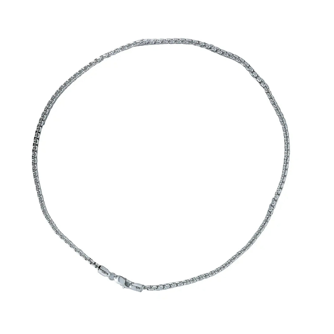 Sterling Silver Rolo Chain for Men- Made With Pure 925 Silver