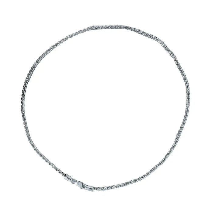 Sterling Silver Rolo Chain for Men- Made With Pure 925 Silver