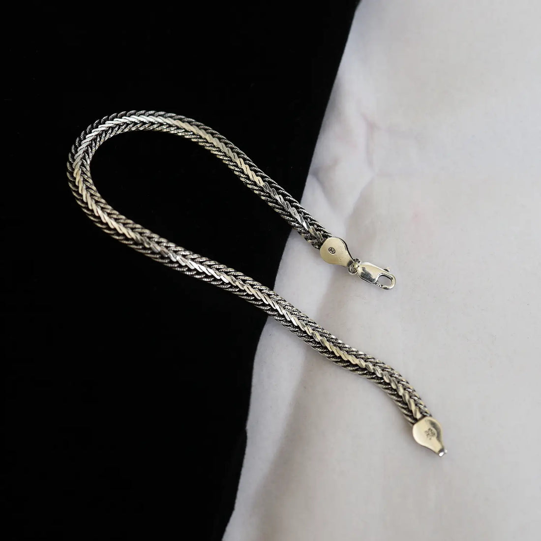 Pure Silver Thick Bali Chain Bracelet - Made With Pure 925 Silver