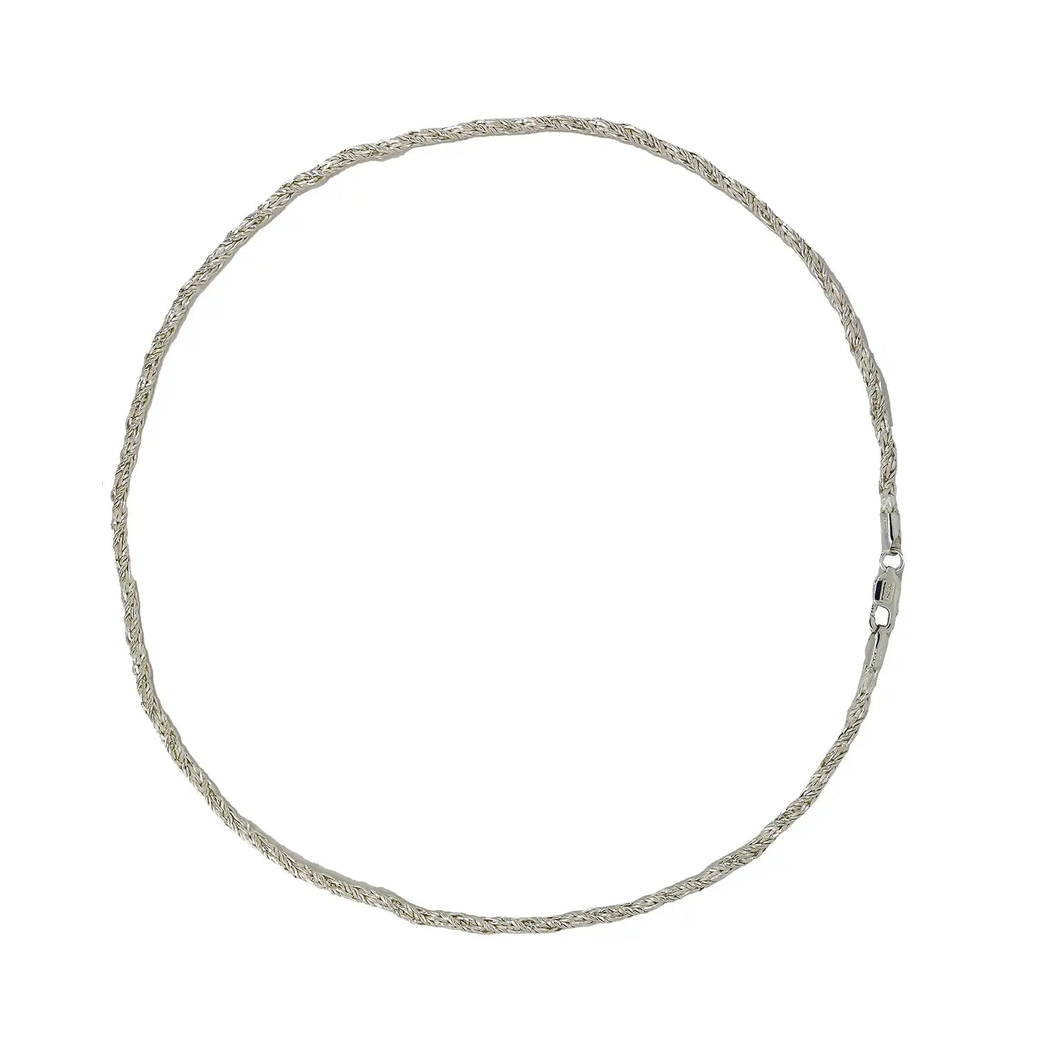 Sterling Silver Rope Chain for Men- Made With Pure 925 Silver