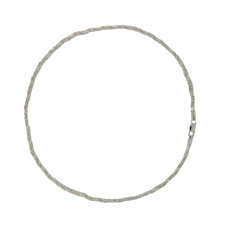 Sterling Silver Rope Chain for Men- Made With Pure 925 Silver