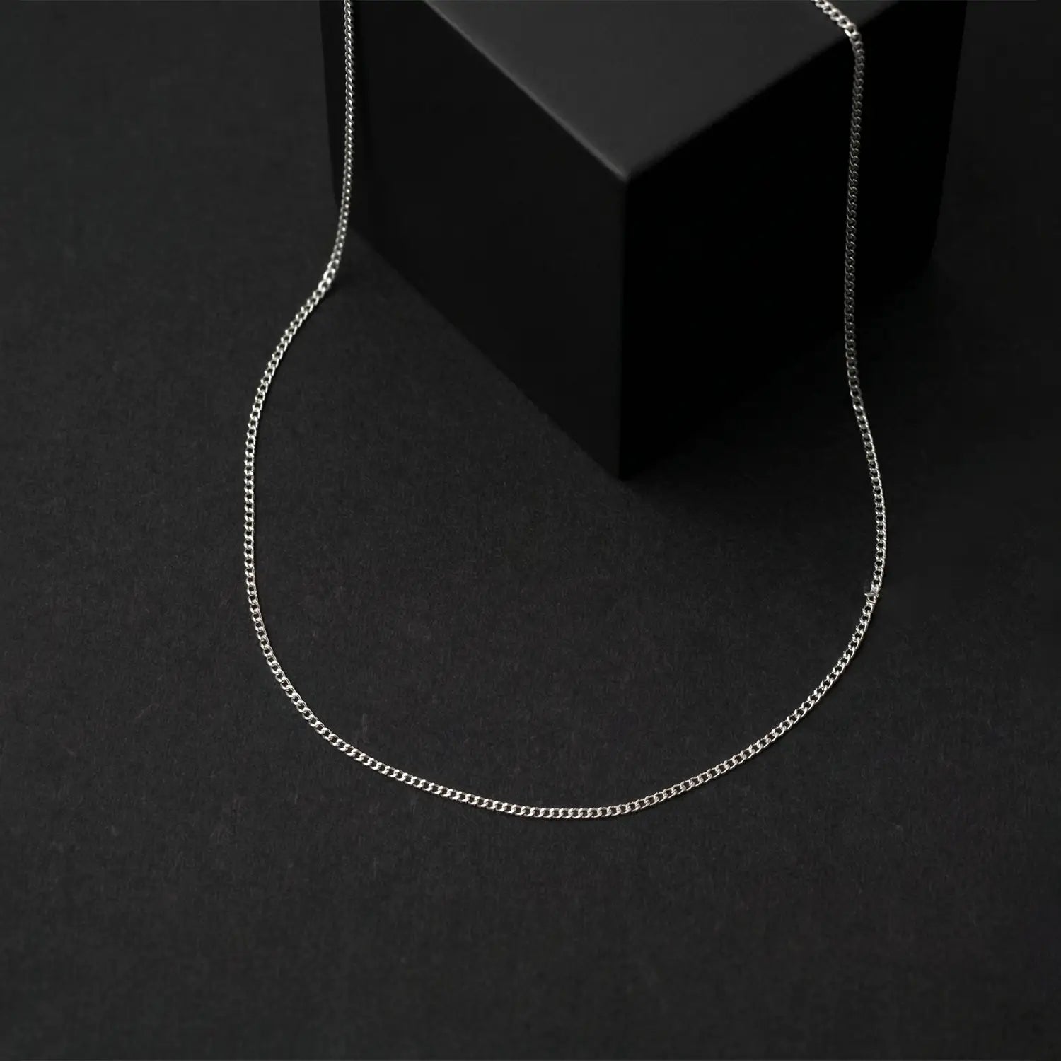 Classic Slim Link Pure Silver Chain- Made With Pure 925 Silver