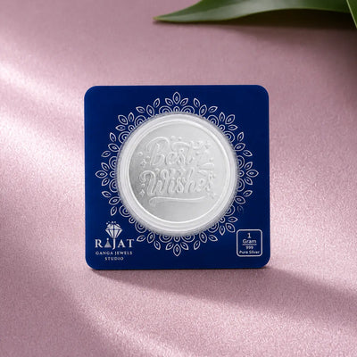 Best Wishes Pure 999 Silver Coin – 1 Gram