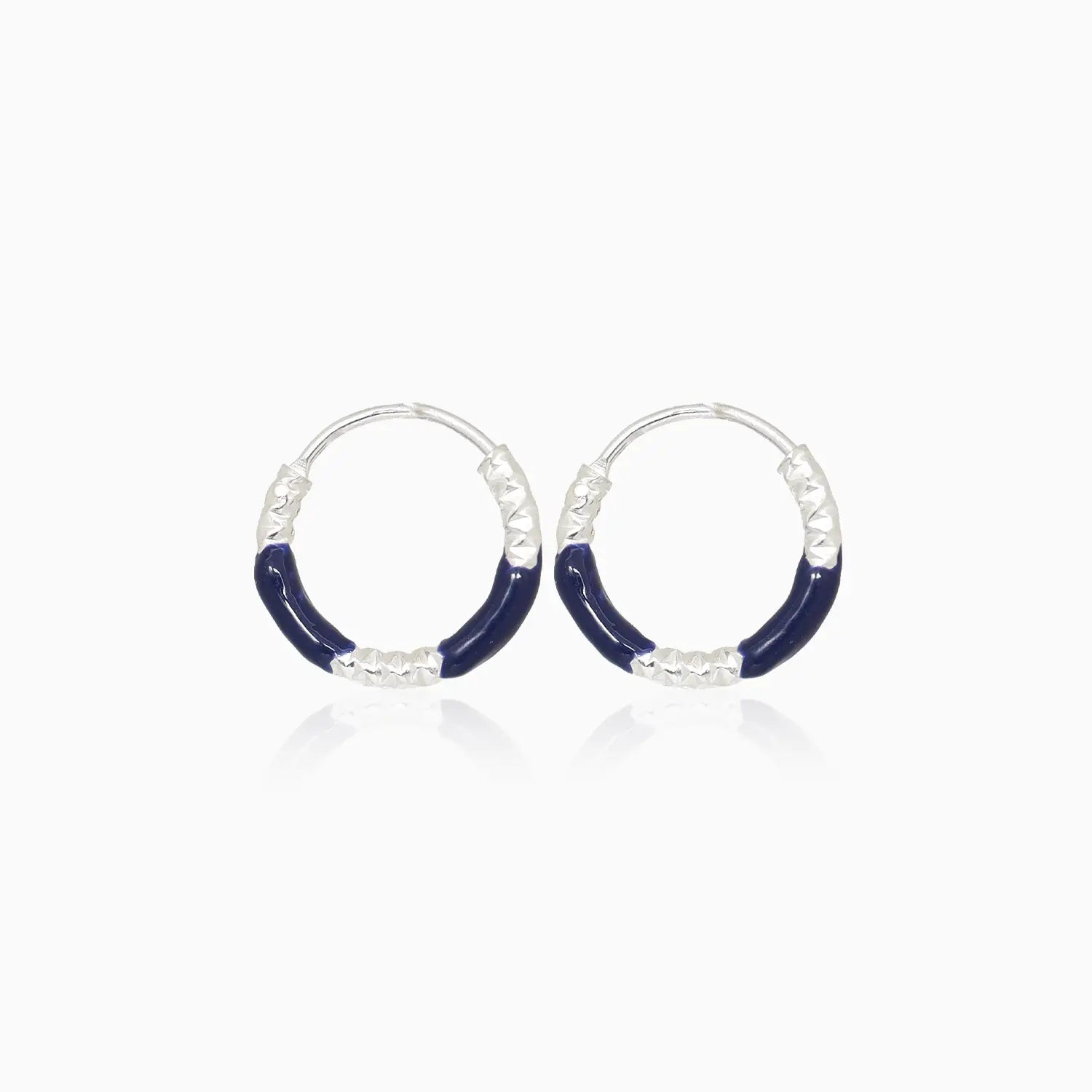 Lime Twist Silver Hoop Earrings - Made With Pure 925 Silver