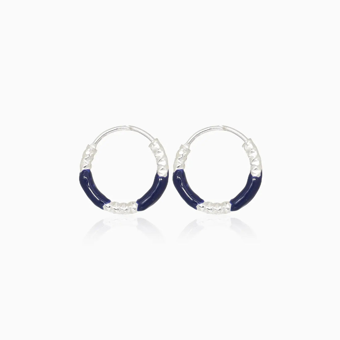 Lime Twist Silver Hoop Earrings - Made With Pure 925 Silver