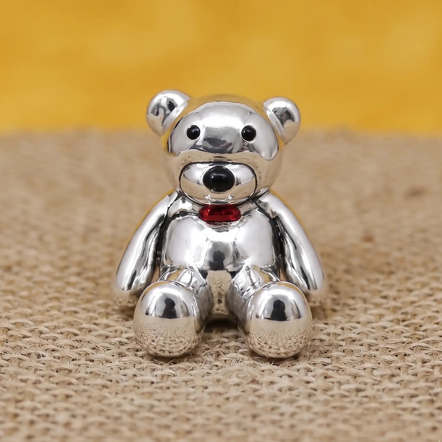 Cute Teddy Bear Silver Idol - Made With Pure 925 Silver