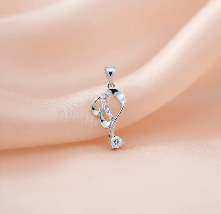 Pure Silver Heart Pendant- Made With Pure 925 Silver