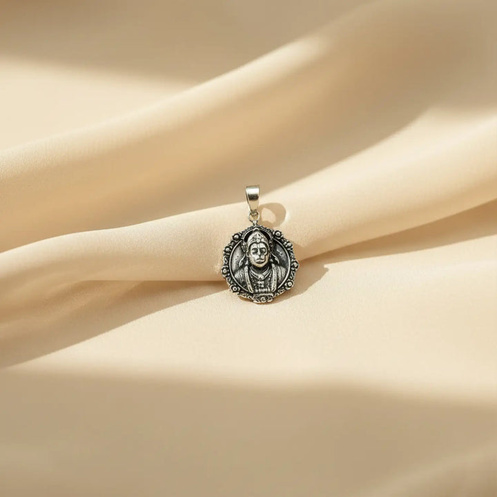 Silver Shri Hanuman Ji Pendant- Made With Pure 925 Silver