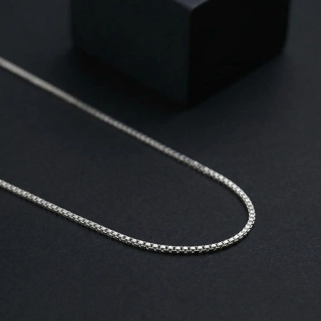 Urban Luxe Silver Box Chain - Made With Pure 925 Silver