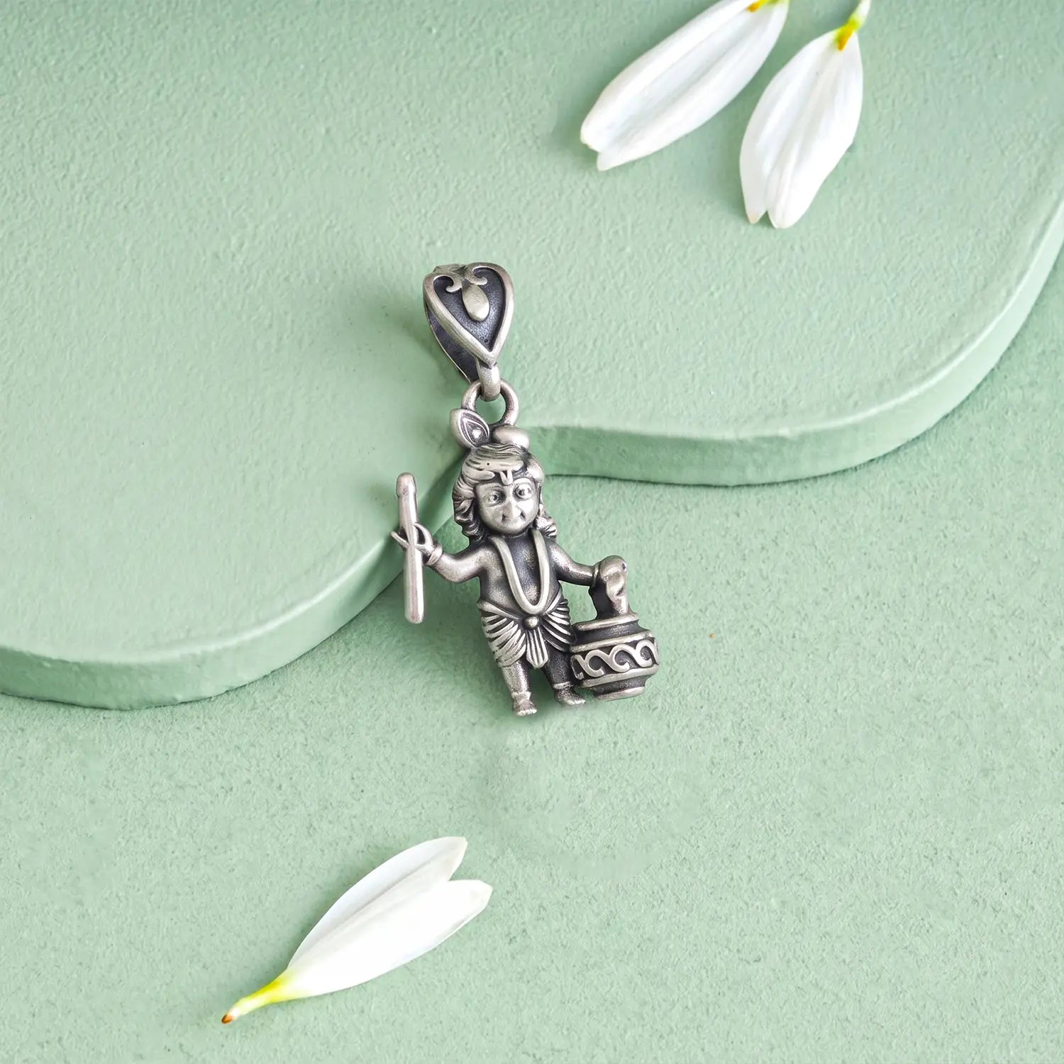 Bal Gopal Silver Pendant - Made With Pure 925 Silver
