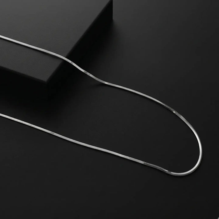 Sleek Snake Silver Chain - Made With Pure 925 Silver