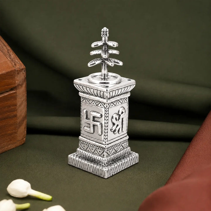 Tulsi Vrindavan Idol - Made With Pure 925 Silver