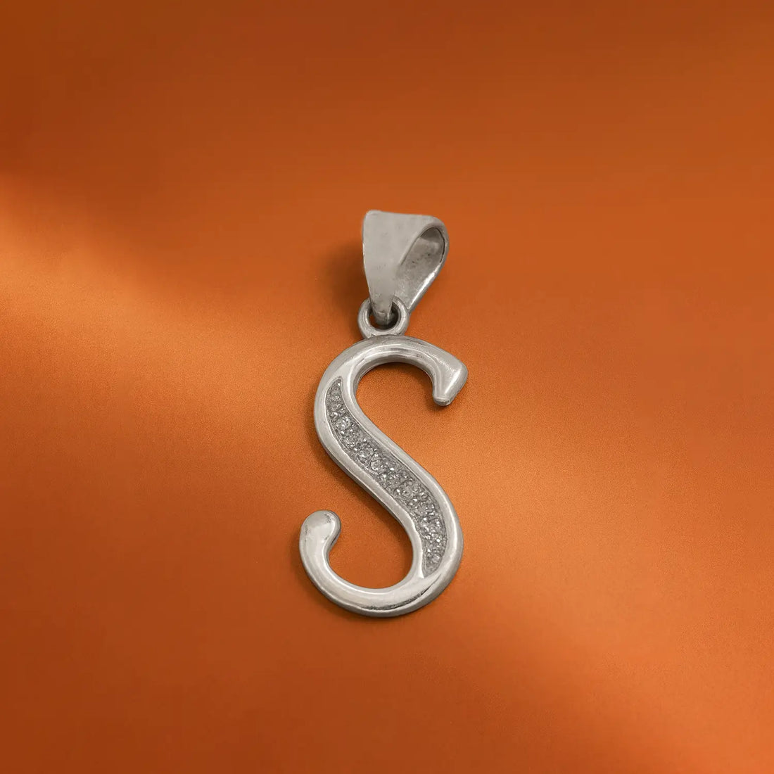 Silver Initial “S” Pendant- Made With Pure 925 Silver