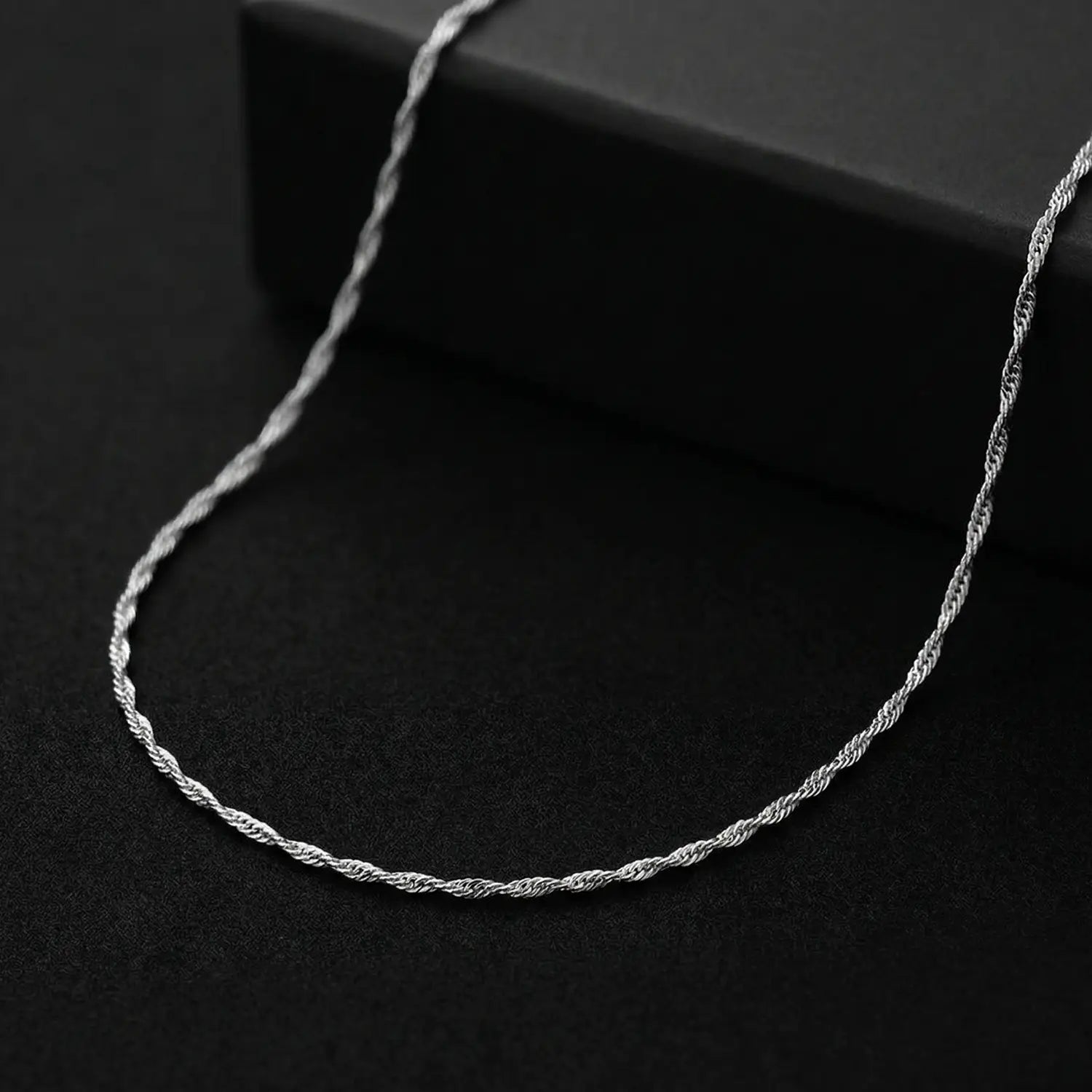 Classic Shine Silver Rope Chain - Made With Pure 925 Silver