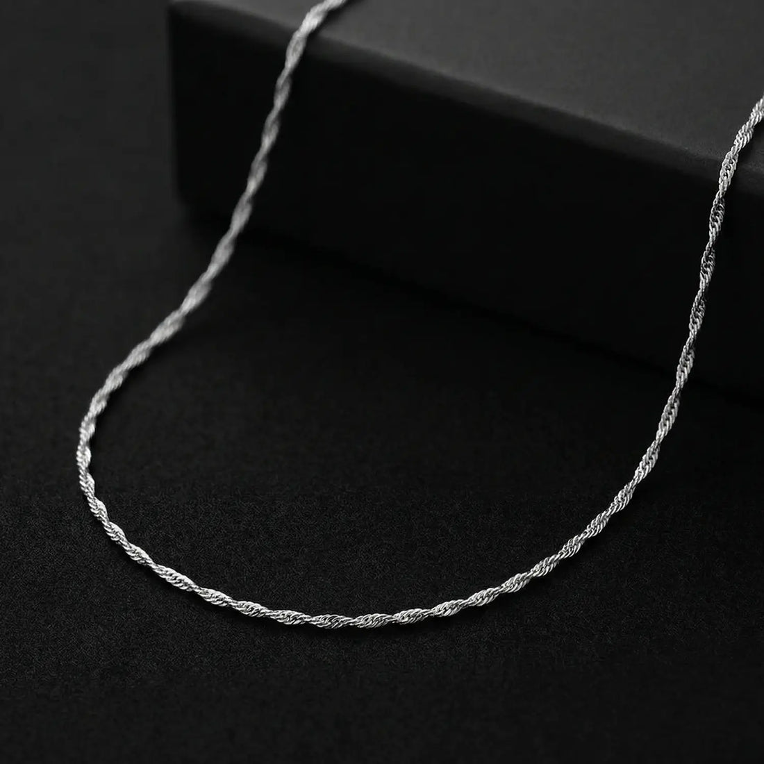 Classic Shine Silver Rope Chain - Made With Pure 925 Silver