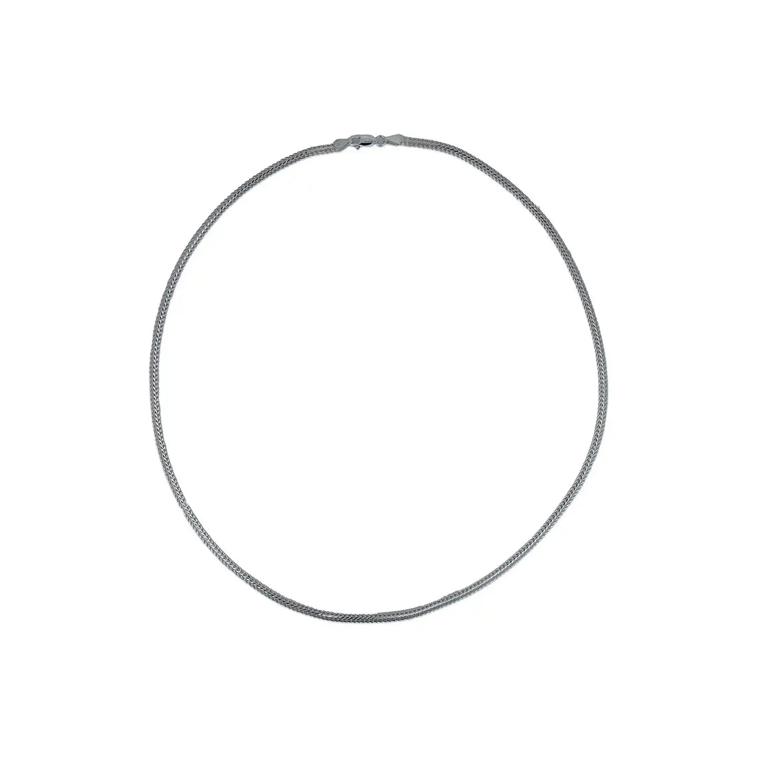 Sterling Silver Snake Chai for Men- Made With Pure 925 Silver