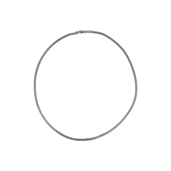Sterling Silver Snake Chai for Men- Made With Pure 925 Silver